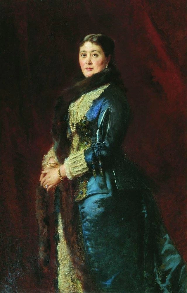 Ritratto della Contessa Maria Yegorovna Orlova - Davydova, nata Tolstaya. Moglie del conte Anatoly Vladimirovich Orlov, Davydov